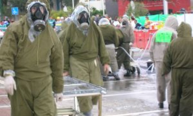 תרגיל התגוננות [צילום: עומר שיקלר]