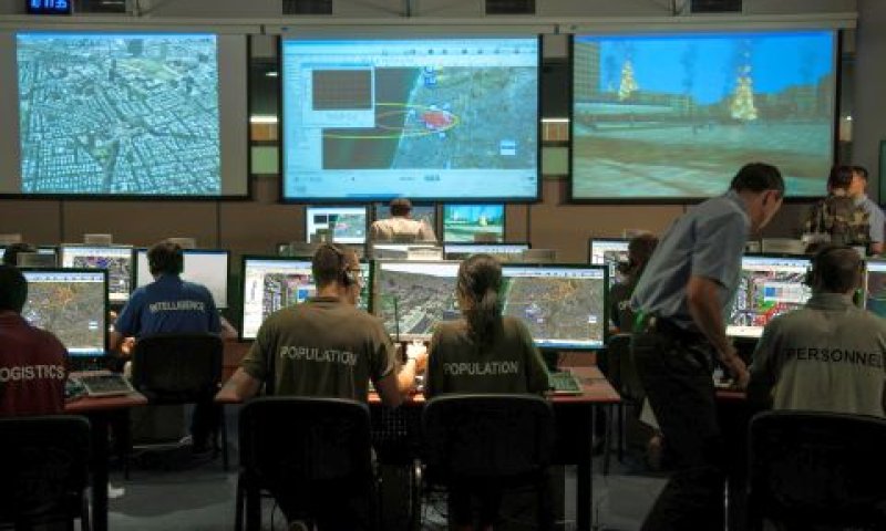 מרכז מערכת משולבת של אלביט [צילום: אלביט מערכות]