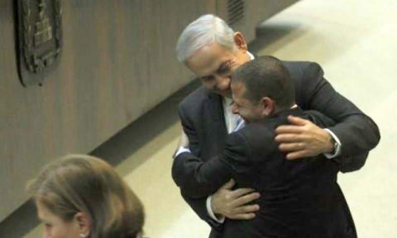 נתניהו, כבל ולבני בזמנים אחרים [צילום: פלאש 90]