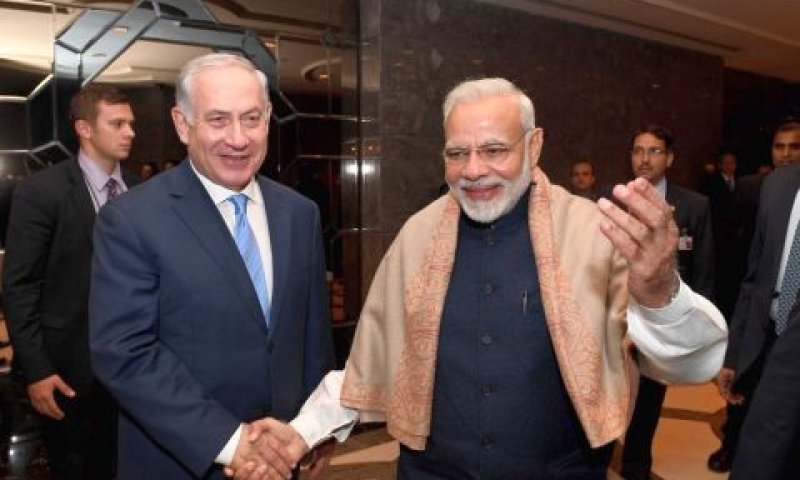 ראשי ממשלות הודו וישראל [צילום: לשכת ראש הממשלה]