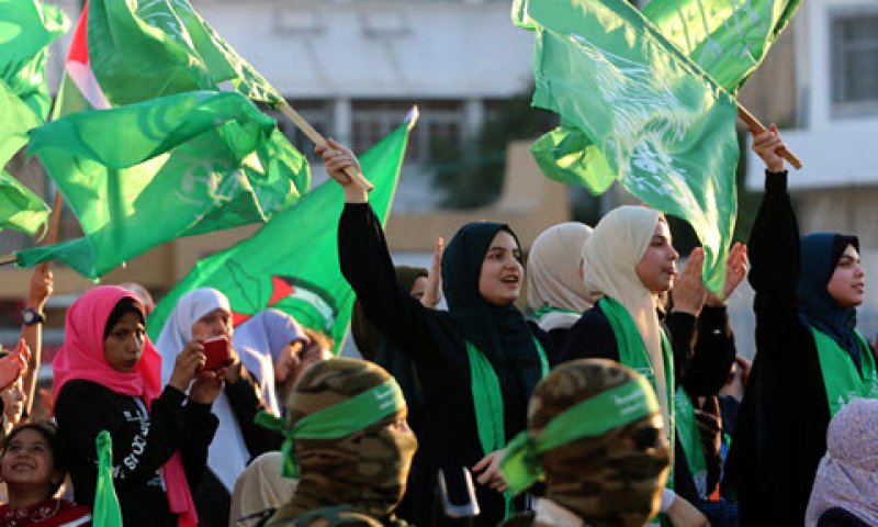 אנשי חמאס [צילום: עטיה מוחמד, פלאש 90]