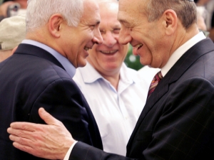 אולמרט ונתניהו. יריבות
