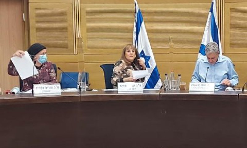 ועדת חו"ב. "להרוס בנייה בלתי חוקית" [צילום: ארגון "עד כאן"]