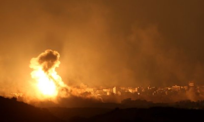 תקיפת חיל האוויר ברצועת עזה [צילום: נתי שוחט/פלאש 90]