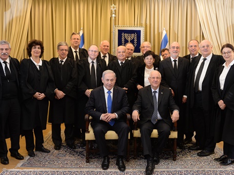 שופטי העליון 2015 [צילום: קובי גדעון, לע"מ]