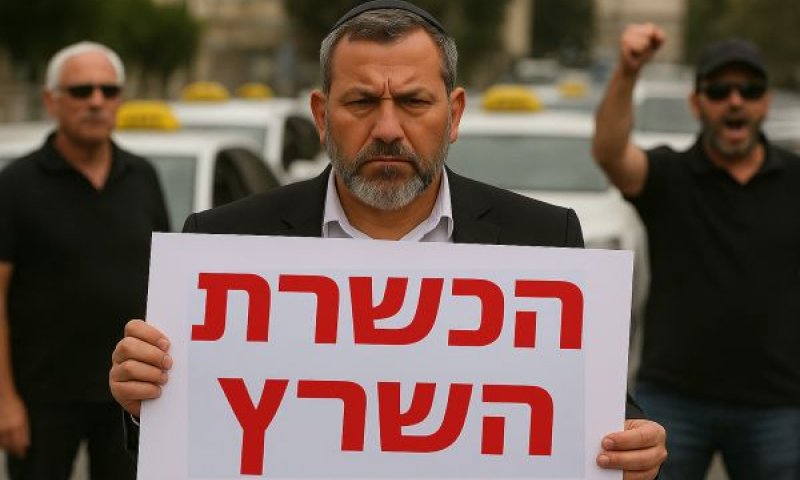 נהגי המוניות. שביתה באופק? [עיבוד AI]
