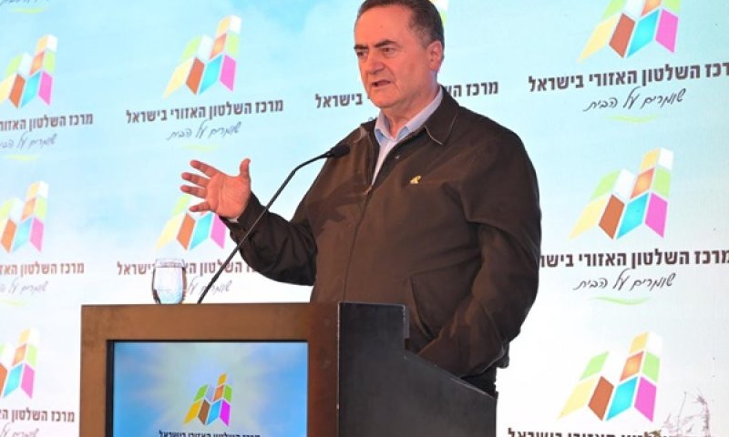 השר כ"ץ. נישאר בשיא החרמון ובנקודות שולטות לזמן לא מוגבל צילום: שלומי אמסלם משרד הביטחון]