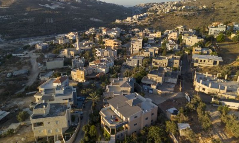 אום אל-פחם. בראש העותרות [צילום: מתניה טאוסיג, פלאש 90]