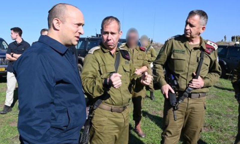 כוכבי ובנט. מסרים לאירן [צילום: אריאל חרמוני]