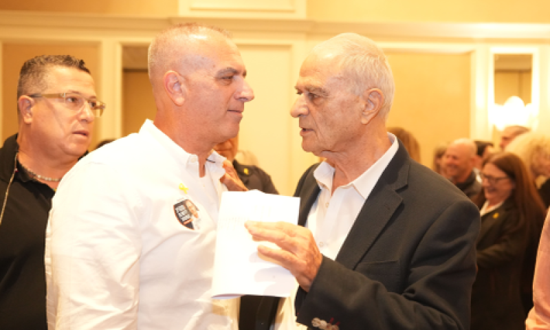 אוריאל לין עם שחר תורג'מן [צילום: רמי זרנגר]