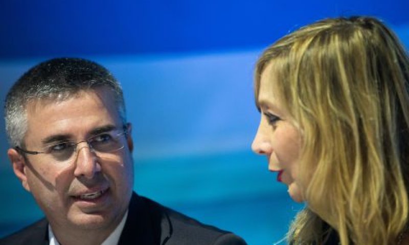 אמי פלמור ומשה אשר [צילום: יונתן זינדל/פלאש 90]