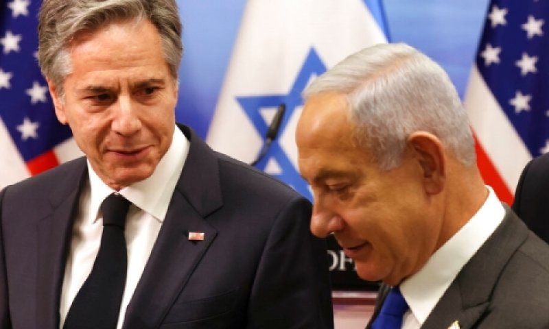 נתניהו ובלינקן, הערב בירושלים [צילום: רונלדו שמידט, AP]