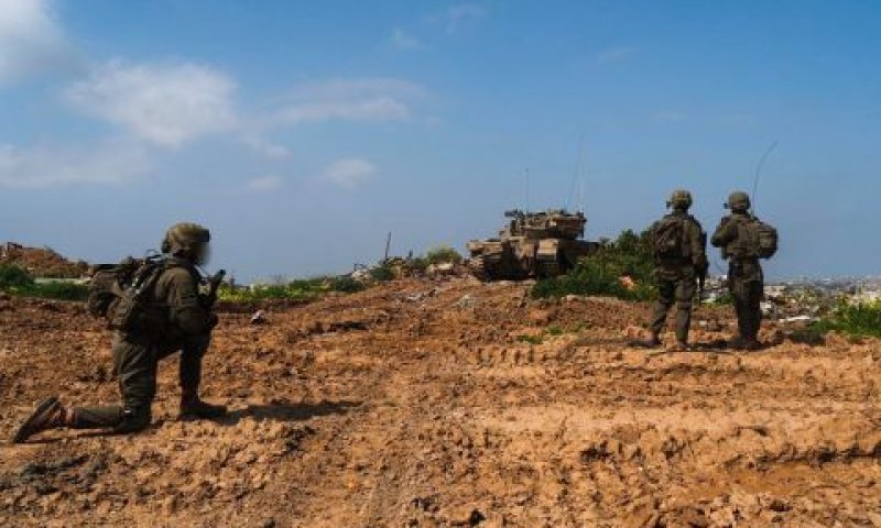 לוחמים ברצועה בקרבות פנים אל פנים [צילום: דובר צה"ל]