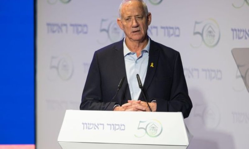 גנץ. "להיערך לתקיפה באירן" [צילום: לירון מולדובן- מקור ראשון]