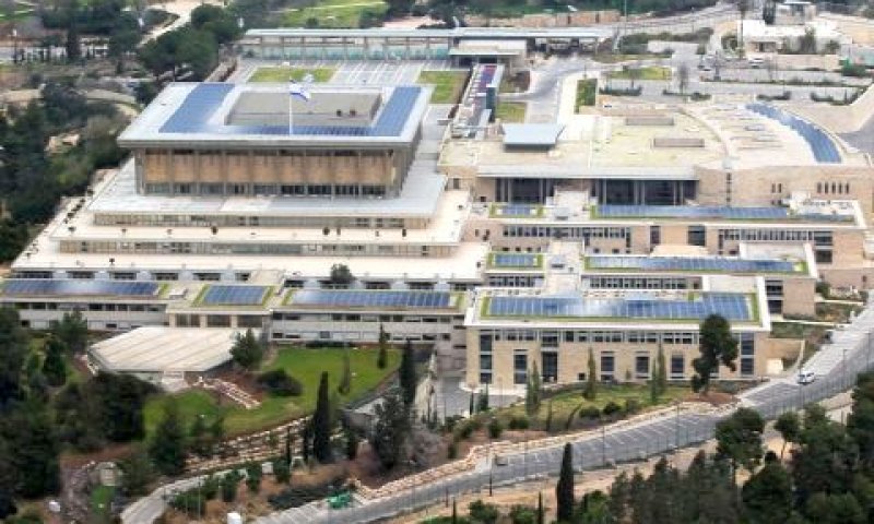 הדמיית קולטני שמש של הכנסת