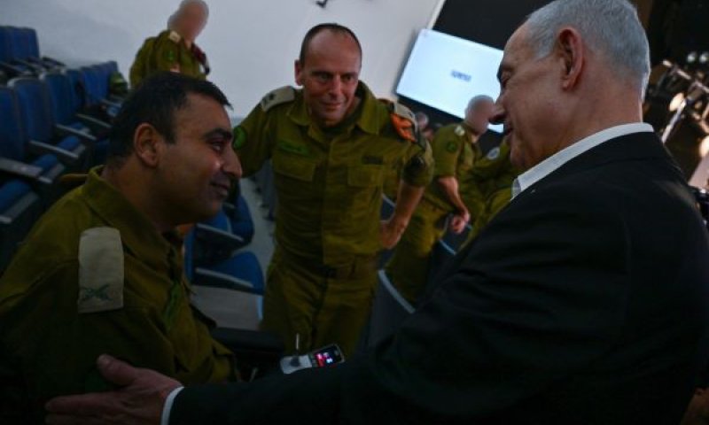 נתניהו. ממקד את האיום [צילום: קובי גדעון/לע"מ]