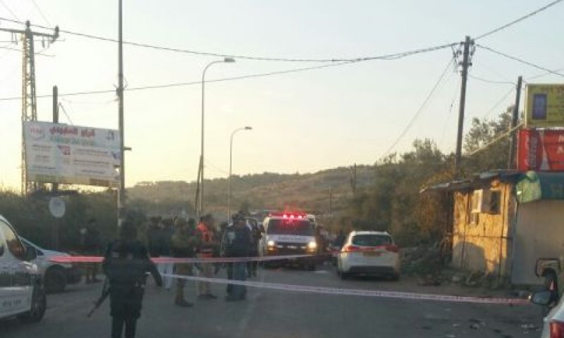 זירת הפיגוע [צילום: דוברות איחוד הצלה]