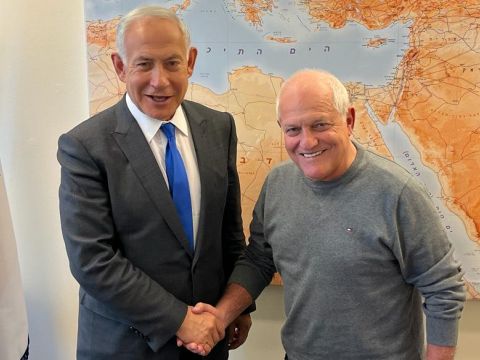 נתניהו וחיים כץ