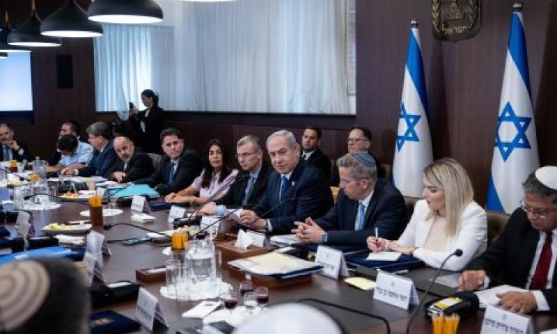 ישיבת ממשלה. עוקפים את צרכי העבודה התקינה של הממשלה [צילום: חיים גולדברג, פלאש 90]