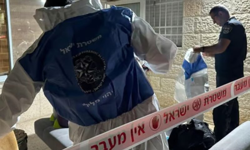 זירת הרצח של הפעוטה במזרח ירושלים [צילום: משטרת ישראל]