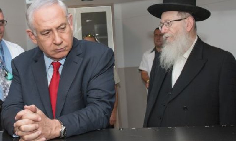 "הממשלה חזקה ויציבה". ליצמן ונתניהו [צילום: אייל מרגולין/פלאש 90]