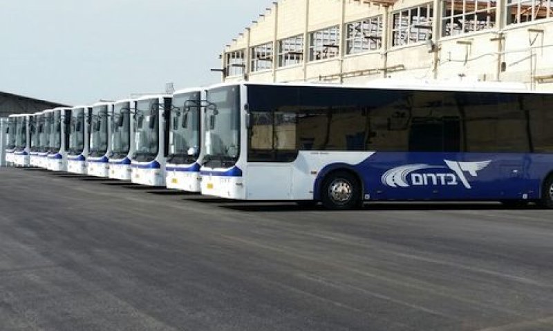 אוטובוסי דן בדרום. נערכים להפעלה