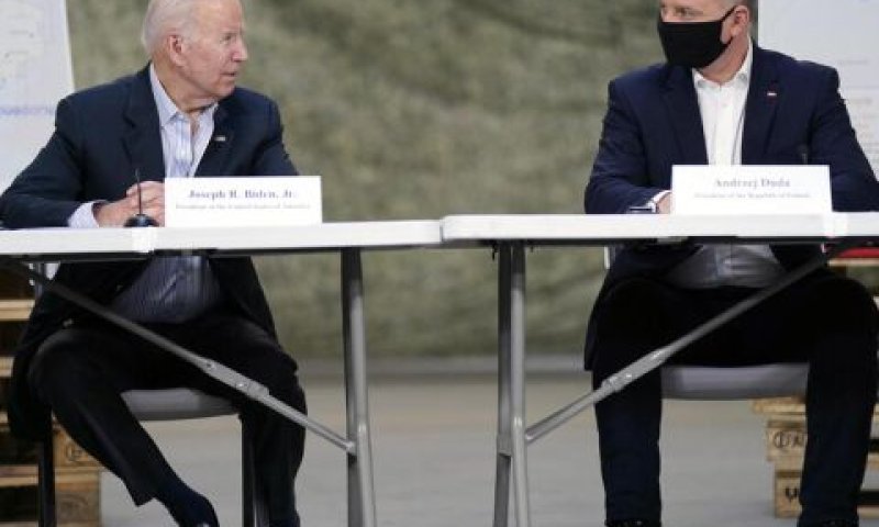 פגישת הנשיא ביידן עם הנשיא דודה [צילום: AP]