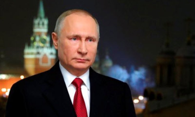 פוטין. מסר מאיים [צילום: Mikhail Klimentyev, Sputnik, Kremlin Pool Photo via AP]