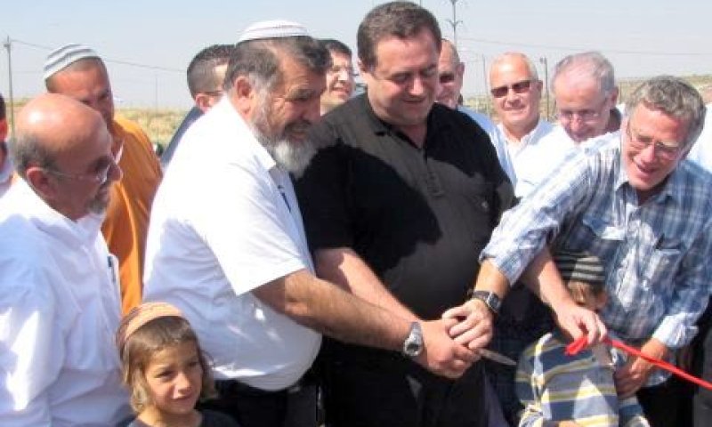 כ"ץ. מקווה לגזור את הסרט [צילום: מוא"ז שומרון]