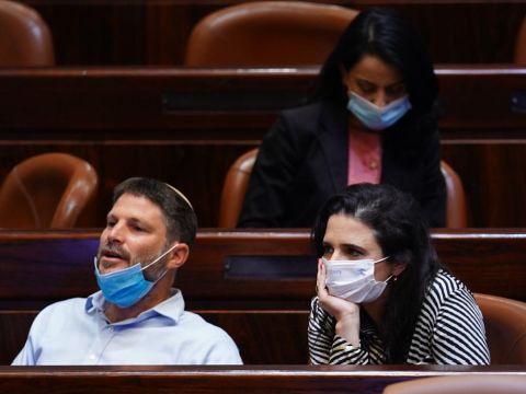 שקד וסמוטריץ' [צילום: יהונתן סמייה/דוברות הכנסת]