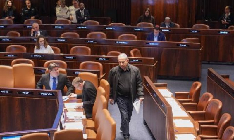 נתניהו במליאה [צילום: דני שם-טוב/דוברות הכנסת]