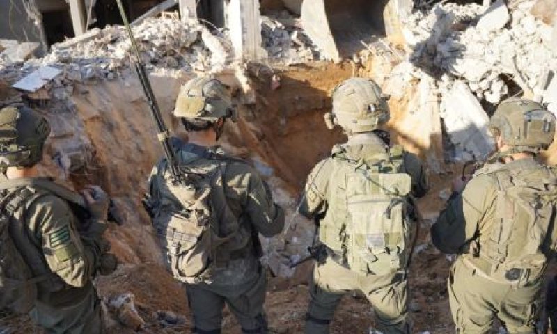 לוחמים בח'אן יונס [צילום: דובר צה''ל]