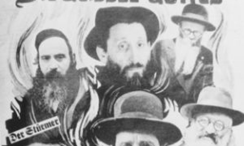 גיליון של העיתון הנאצי האנטישמי "דר-שטירמר". הנאצים שינו את היחס שלנו למונח יהודי, טוענת בייקר