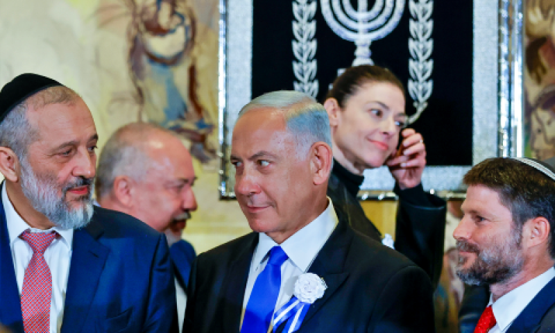 סמוטריץ', נתניהו ודרעי. האם השבוע תהיה ממשלה [צילום: אוליביה פיטוסי, פלאש 90]