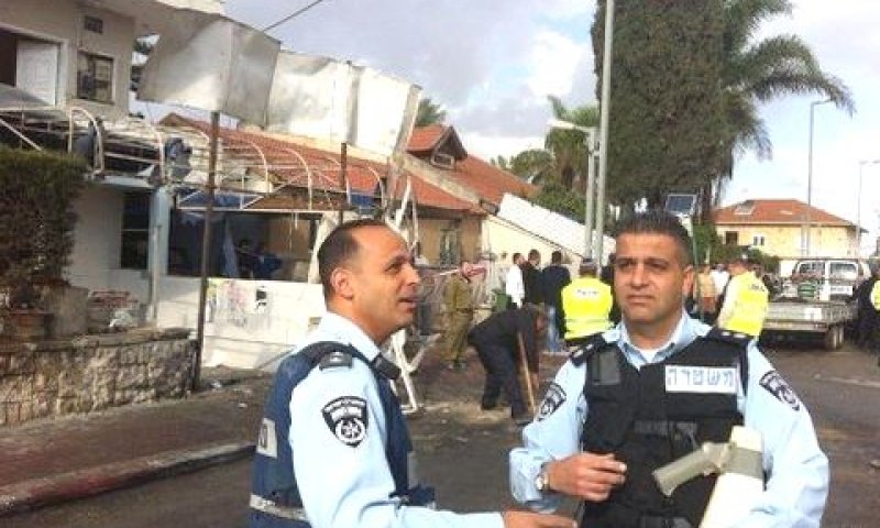 נפגעי חרדה רבים בנתיבות [צילום: משטרת ישראל]