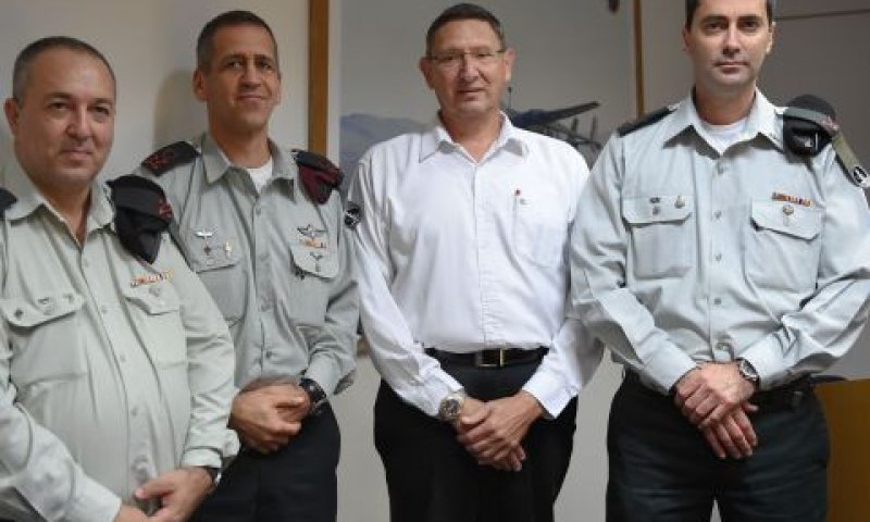 גיא פאגלין, אודי אדם, אביב כוכבי וברוך מצליח [צילום: דנה שרגא]
