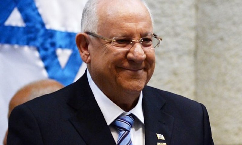 זה שנכנס. הנשיא ריבלין