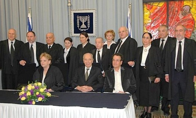 השבעת שופטים בבית הנשיא [צילום: ישראל נוי/צילום נוי]