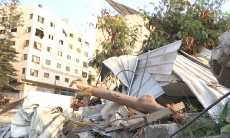 פתח מנהרה מתחת להגריסות בביה"ח [צילום: דובר צה''ל]