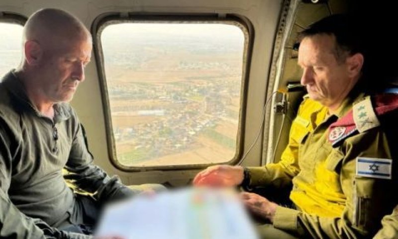 הרצי הלוי ורונן בר [צילום: דובר צה"ל]