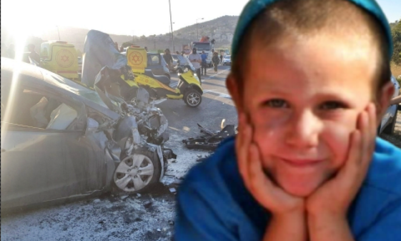 צינמן ז"ל. הרכב הפלשתיני עקף בפס לבן [צילום: מוקד בנימין ובאדיבות המשפחה]