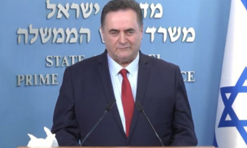שר האוצר, ישראל כ"ץ [צילום: מן הטלוויזיה]
