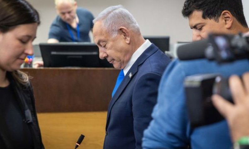 נתניהו בבית המשפט בתל אביב [צילום: הדס פרוש, פול]