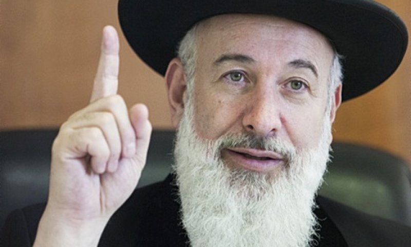 הרב מצגר. "חקירה מגמתית" [צילום: פלאש 90]