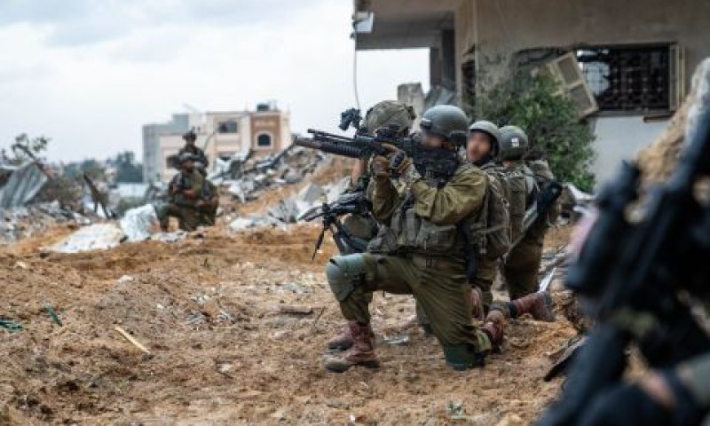צוות הקרב החטיבתי בפעולה [צילום: דובר צה''ל]