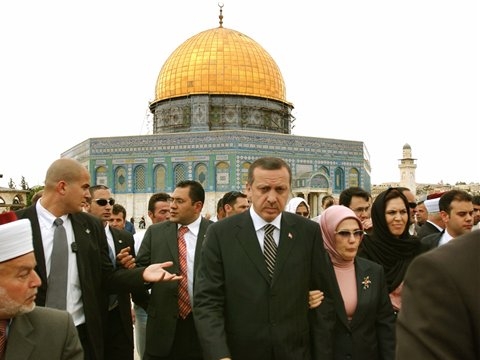 ארדואן בהר הבית [AP]