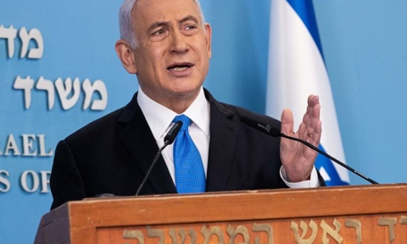 נתניהו. הולך על הראש של בנט [צילום: יונתן זינדל, פלאש 90]