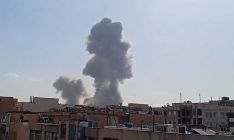 תקיפה משולבת באירן [צילום: רשתות חברתיות]