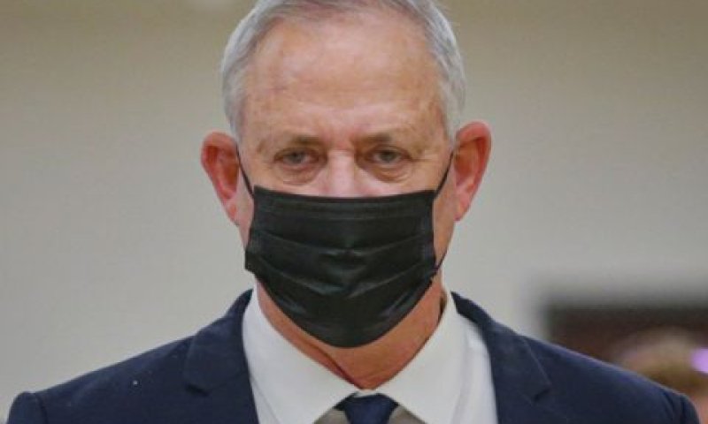 גנץ. המו"מ בהקפאה[צילום: אלכס קולומויסקי]