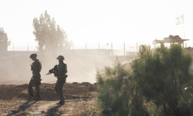 לוחמים ברצועת עזה [צילום: דובר צה''ל]